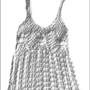 Hand knitted  dress  or bikini cover up